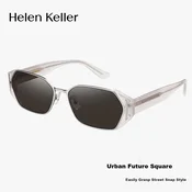 Helen Keller Unisex naocare za sunce, Providno-crne