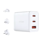 D-LINK mrežni adapter 65W GAN 2xUSB-C + 1xUSB, DCP-651
