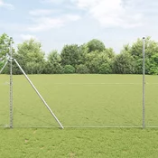 Heksagonalna ograda Srebrno 1,6 x 50 m Pocincani celik