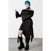 Ženska haljina KILLSTAR - Damnation Bardot - Crno - KSRA004397