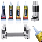 Rosfix ROSFIX LCD DISPLAY VICE + 4X VEČNAMENSKO LEPILO ROSFIX T-8000 15ML+ROSFIX LEPILO T-7000 15ML+ROSFIX LEPILO B-7000 15ML+LEPILO E-8000 15ML, (21746355)