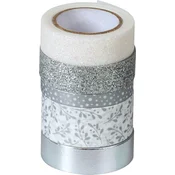 Heyda 203584520 Dekorativni trak Silver Effect Mix 1