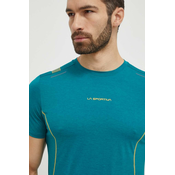 Sportska majica kratkih rukava LA Sportiva Tracer boja: zelena, s tiskom, P71733733