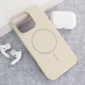 Maska Mag Case Nanobeats za iPhone 16 Pro krem