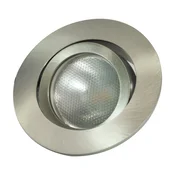 MEGATRON Decoclic GU10/GU5.3 LED ugradbeni reflektor, okrugli, željezni - Dnevni boravak/blagovaonica - Moderan - brušeno željezo - Metal