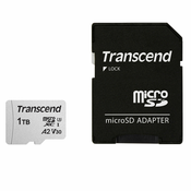 Transcend microSDXC 300S-A 1TB Class 10 UHS-I U3 V30 A2