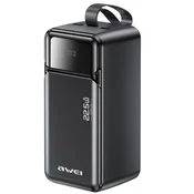 slomart AWEI PA-106 Powerbank 50000mAh, 22.5W PD, 3xUSB-C