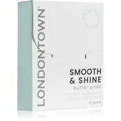 LONDONTOWN Smooth & Shine čistilne blazinice za nohte 10 kos