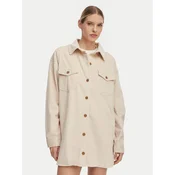 Billabong Srajčna obleka Winter Ocean EBJWD00149 Bež Boxy Fit