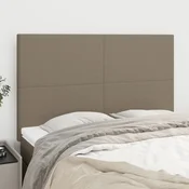 Vidaxl vidaXL Vzglavja za posteljo, 4 kosi, taupe, 72x5x78/88 cm, blago