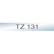 Brother TZe-131/TZ-131 trak 12mm - črn izpis/prozoren trak