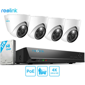 Reolink RLK8-1200D4-A sigurnosni komplet, 1x jedinica za snimanje, 2 TB, + 4x IP kamere