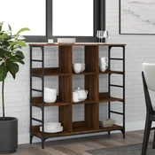 Komoda smeda boja hrasta 102x32x103,5 cm od konstruiranog drva