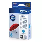 LC225XLC - Brother Cartridge, Cyan, 1200 pages
