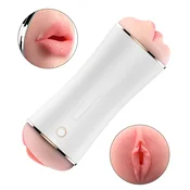 Gardj Europe Masturbator – B-serija – vibrirajoča masturbacijska skodelica z USB-priključkom, 10 funkcij + interaktivna funkcija/z obema koncema