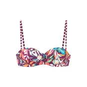 VENICE BEACH Bikini zgornji del voda / temno zelena / bordo / bela