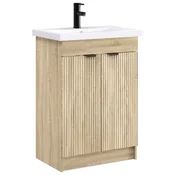 Vidaxl Komplet pohištva za kopalnico Sonoma hrast 78,5 x 37,5 x 81 cm