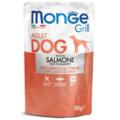 MONGE Vlažna hrana grill sosic sa lososom 100g