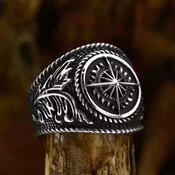 Prstan Viking Anchor - SS8-1225R