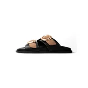 L37 HANDMADE SHOES Natikači STAY UNTIL TOMORROW kamela