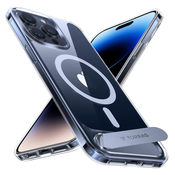 Premium maska Torras Pstand za iPhone 15 Pro Max - clear