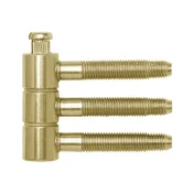 Natični tečaj 3 del. za brazd. les. vrata, o 16 mm, viš. 46,7 mm, meden. jeklo