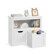Songmics omara za shranjevanje igrač 297x722x60 cm bela