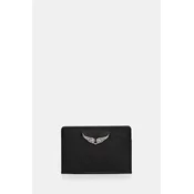 Usnjen etui za kartice ZADIG&VOLTAIRE črna barva, LWSG00001