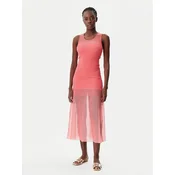 PINKO Pletena obleka 104802 A2GJ Koral Regular Fit