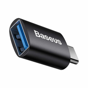 BASEUS Ingenuity Adapter USB-C na USB-A, OTG (črn)
