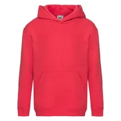 Czerwona bluza dziecięca Hooded Sweat Fruit of the Loom