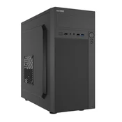 1stCOOL STEP Premium, mikro stolp, AU, USB 3.0, USB-C, 1x 120mm 1x 80mm ventilator, črna