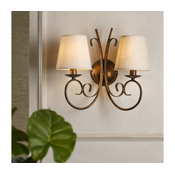 ONLI - Zidna lampa POMPEI 2xE14/6W/230V broncana