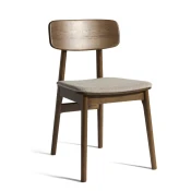Rjav jedilni stol Livo – Unique Furniture