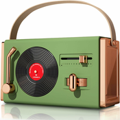 Generic Majhen prenosni retro Bluetooth zvočnik, srčkan retro brezžični zvočnik, (21124546)