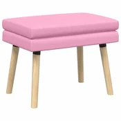 Vidaxl Dvojna klop Roza 60 x 40 x 46 cm Blago