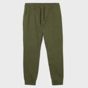 Cropp - Hlače jogger slim fit - oliva