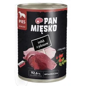 shumee Mr. Meat | Mokra hrana za odrasle pse | 400 g pločevinka - Puran z jelenom 400 g