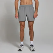 Moške pletene kratke hlače s 13cm dolžino notranjega šiva Active MP – sive - XL