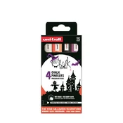 Kredni markerji, komplet, 1,8-2,5 mm, UNI PWE-5M,Noč čarovnic, 4 različne barve, 4 kosi