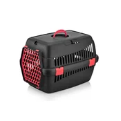 Paws & Whiskers Transporter za mačke 5096-S-2, Crno-crveni