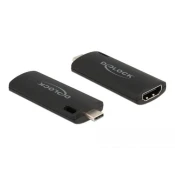 Adapter DELOCK, USB-C (M) na HDMI (Ž) Video Capture, 4K 30Hz, črni