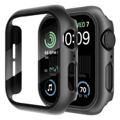Ovitek z zaščito zaslona Techsuit Defense360 Pro za Apple Watch 4/5/6/SE 40mm - črn