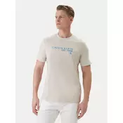 Calvin Klein Jeans Majica  azur / off-bela