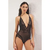 Trendyol Milla Ženski bodi Thmss25Bd00008, Crni
