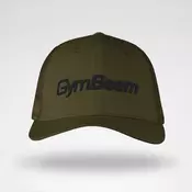 GymBeam Šiltovka Mesh Panel Cap Military Green