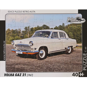 RETRO-AUTA Puzzle št. 63 Volha GAZ 21 (1967) 40 kosov
