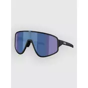 BLIZ Active Eyewear A004 Matte Black Sunglasses grey w blue mirror