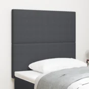 LED glava kreveta s uzglavljem Tamno siva 90 cm Kordura tekstil
