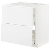 METOD/MAXIMERA Podstav omr za k pl/vgr napa+predal, bela/Voxtorp mat bela, 80x60 cm